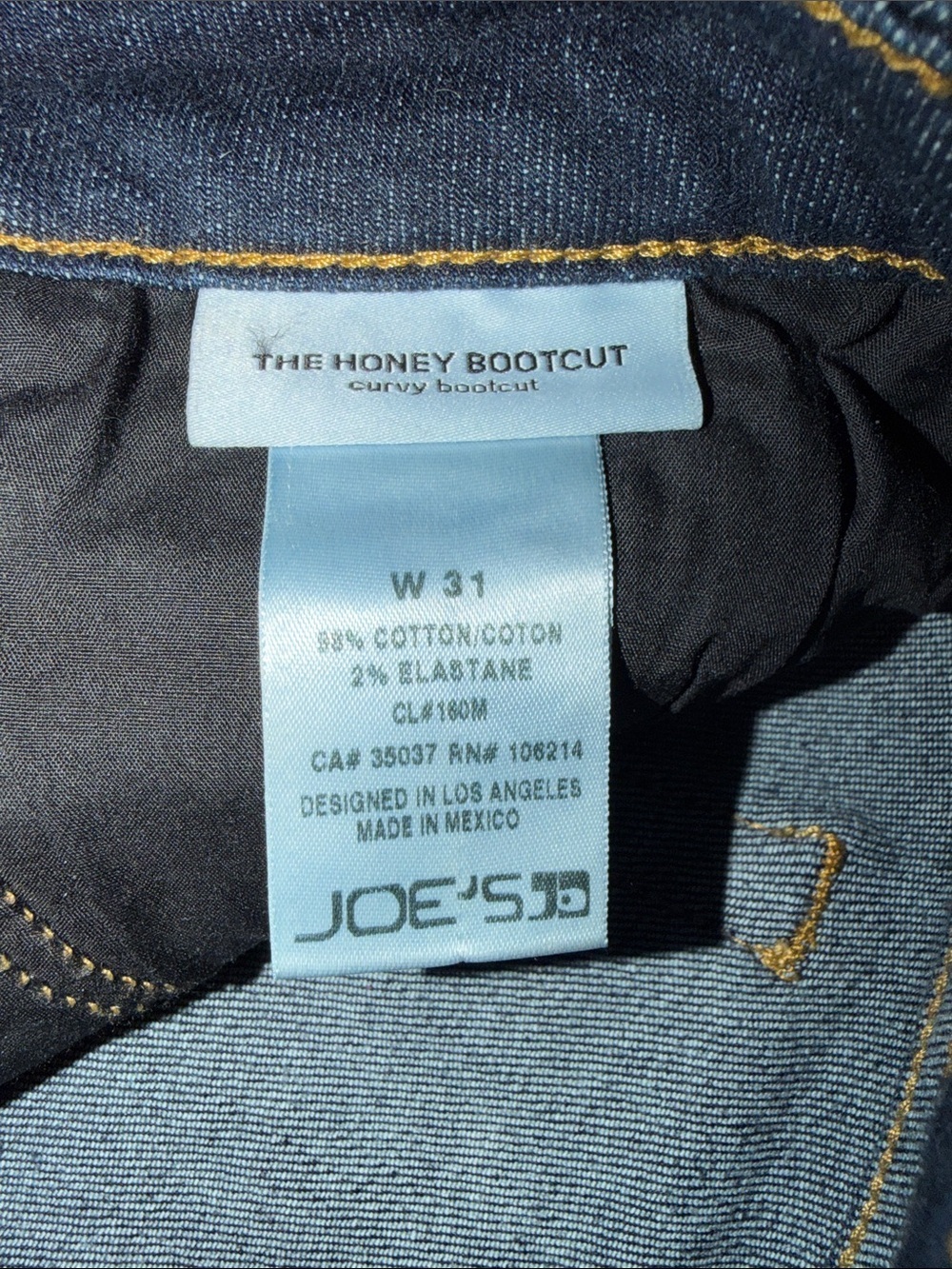 Joe's Jeans Dark Indigo Flare Jeans - Picture 4 of 5